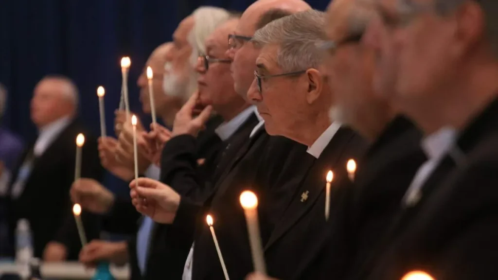 Imagem Celebracao Inter religiosa 26 04 2023 do artigo Ato inter-religioso é destaque no nono dia de Assembleia Geral