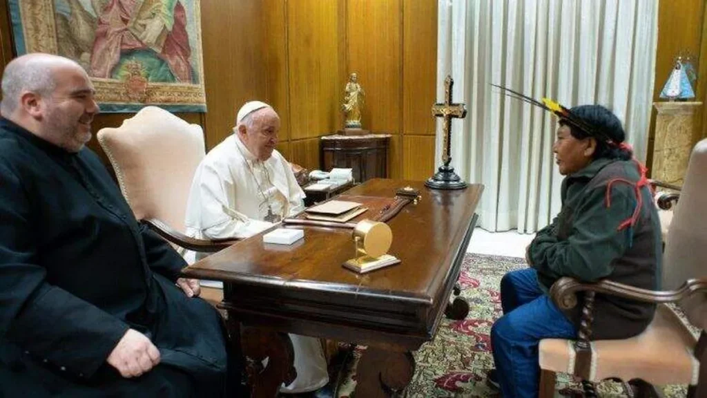 Imagem Lider do povo Yanomami pede ajuda ao Papa Francisco do artigo Líder do povo Yanomami pede ajuda ao Papa Francisco