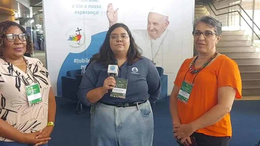 Imagem Sonia Oliveira e Celia Soares do artigo Sônia Oliveira e Célia Soares destacam o papel do leigo na Igreja