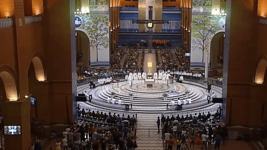 Imagem missa dos parlamentares do artigo Santuário Nacional recebe 1ª Romaria dos Parlamentares