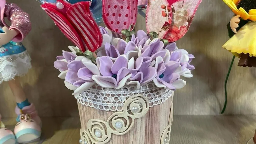Imagem vasinho eva fvm1 do artigo Vasinho Decorativo em EVA – Faça Você Mesmo