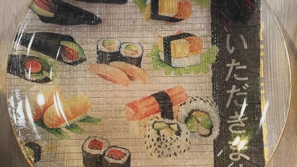Imagem prato oriental fvm2 do artigo Prato de Vidro Oriental em Decoupage – Faça Você Mesmo