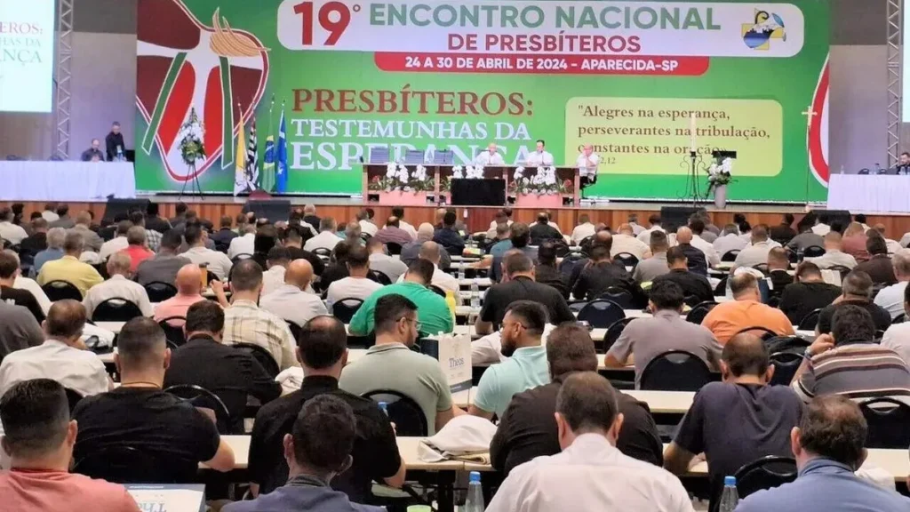 Imagem Encontro Nacional de Presbiteros 2024 do artigo Missa no Santuário encerra Encontro Nacional de Presbíteros