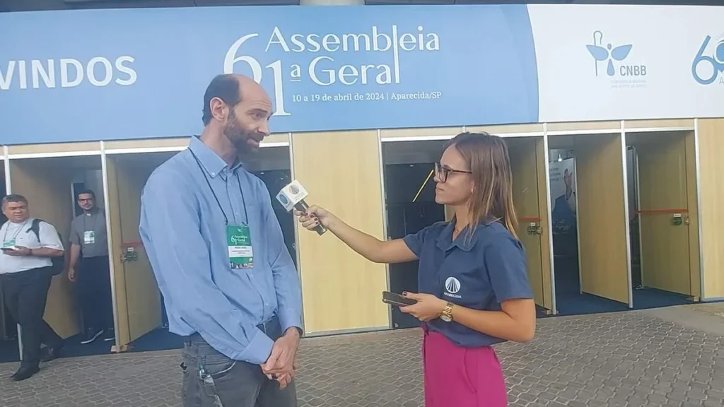 Imagem Padre Dario CBNN 2024 do artigo Padre Dario Bossi fala dos 60 anos da Campanha da Fraternidade