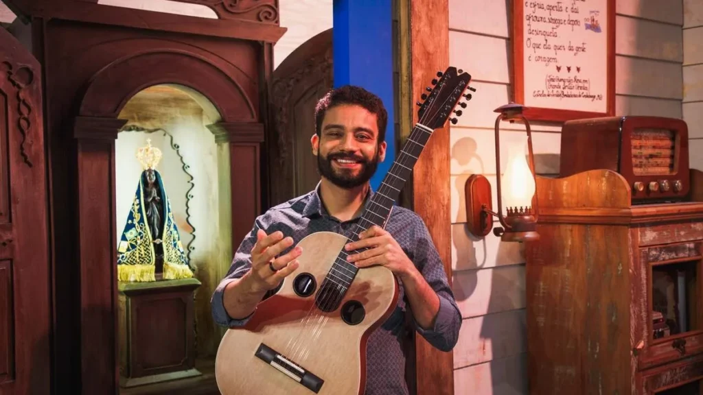 Imagem Padre Paulinho do artigo Luar do Sertão recebe o grupo "A Quatro Vozes em Trio"