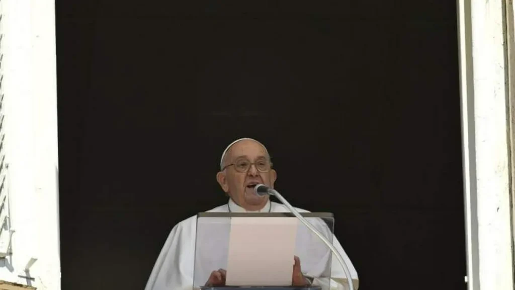 Imagem Papa no Regina Caeli 2024 do artigo Francisco clama por paz após ataques do Irã a Israel
