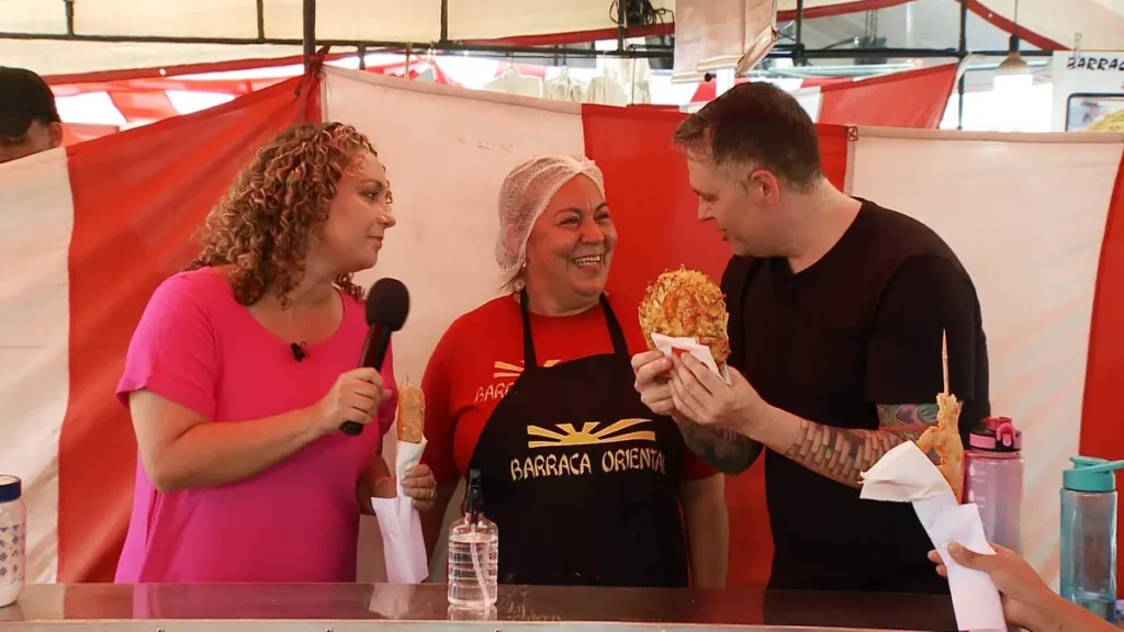 Imagem SDV 14 04 Reproducao TV Aparecida 2 do artigo "Sabor de Vida" mostra a culinária do tradicional bairro da Liberdade