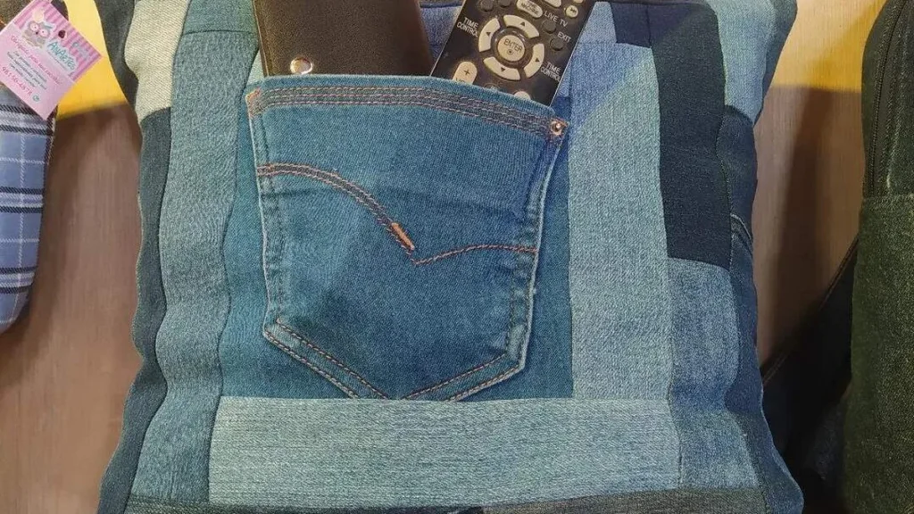 Imagem almofada controle fvm1 do artigo Almofada Porta Controle Remoto - Faça Você Mesmo
