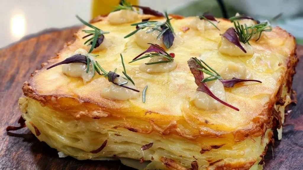 Imagem milfolhas batata puredealho sar do artigo Mil Folhas de Batata e Purê de Alho - Santa Receita