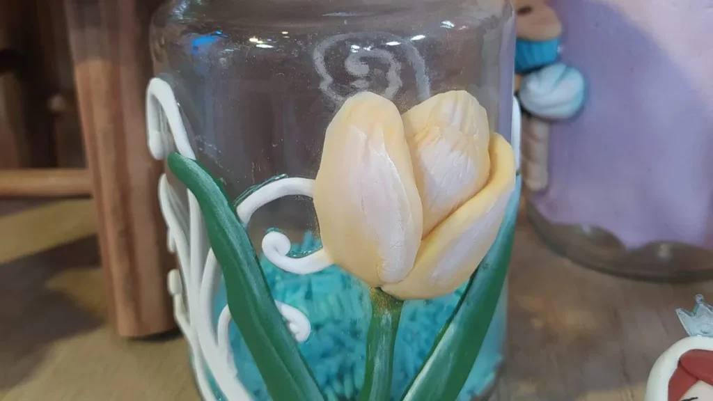 Imagem pote do artigo Pote decorado com Tulipas - Faça Você Mesmo