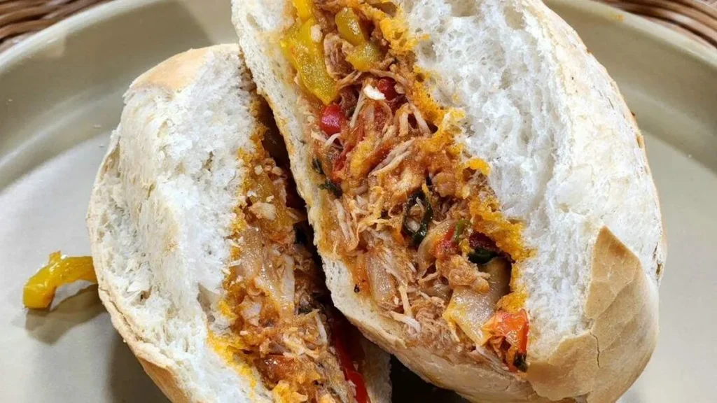 Imagem sanduiche pernil santareceita do artigo Sanduíche com Pernil - Santa Receita