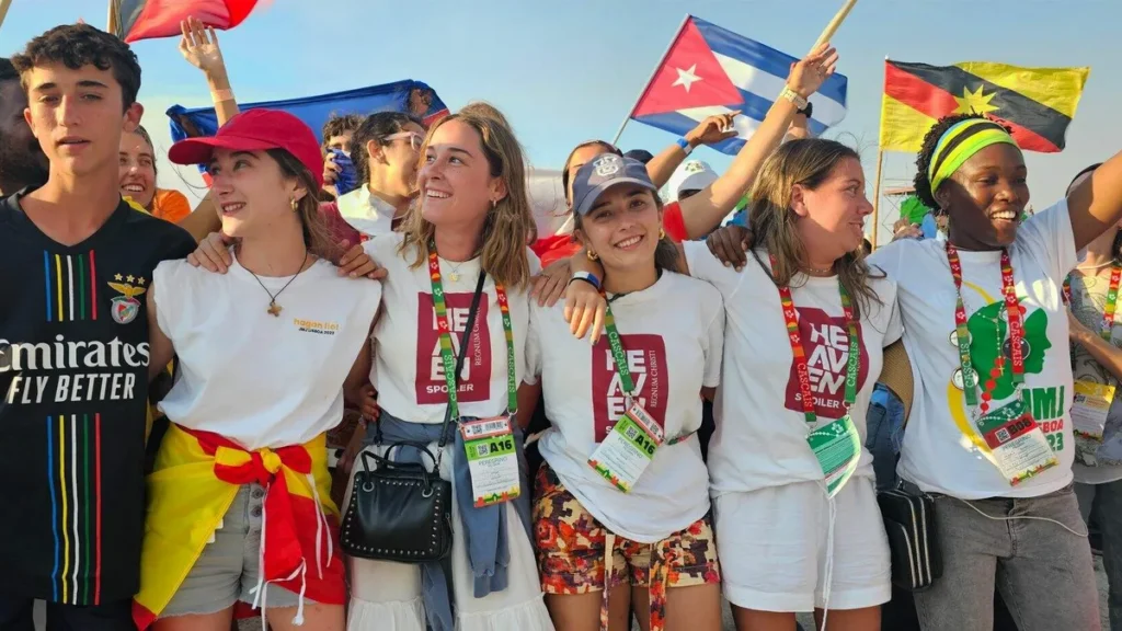 Imagem Jovens na JMJ do artigo "A esperança para a Unidade dos Cristãos virá dos jovens", afirma o Papa