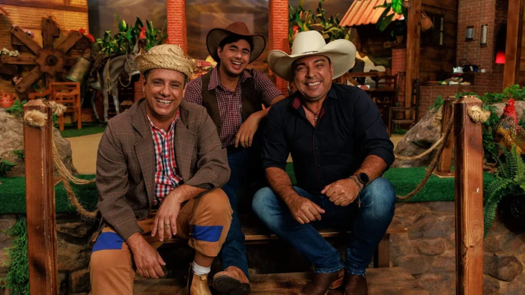 Imagem Trio TDP Juan Ribeiro TV Aparecida do artigo "Terra da Padroeira" traz artistas de sucesso na internet em novo quadro
