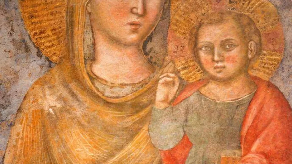 Imagem Nossa Senhora da Cadeira Virgen de la Silla Madonna della Seggiola do artigo Você sabe a relação do termo “Madonna” com Nossa Senhora?