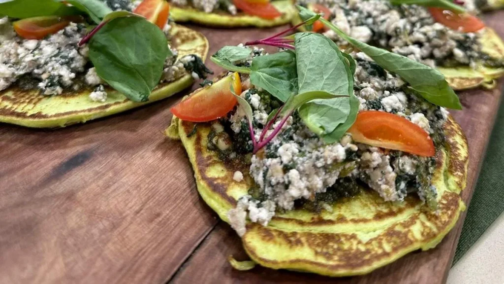 Imagem panqueca low carb de espinafre do artigo Panqueca Low Carb de Espinafre – Santa Receita