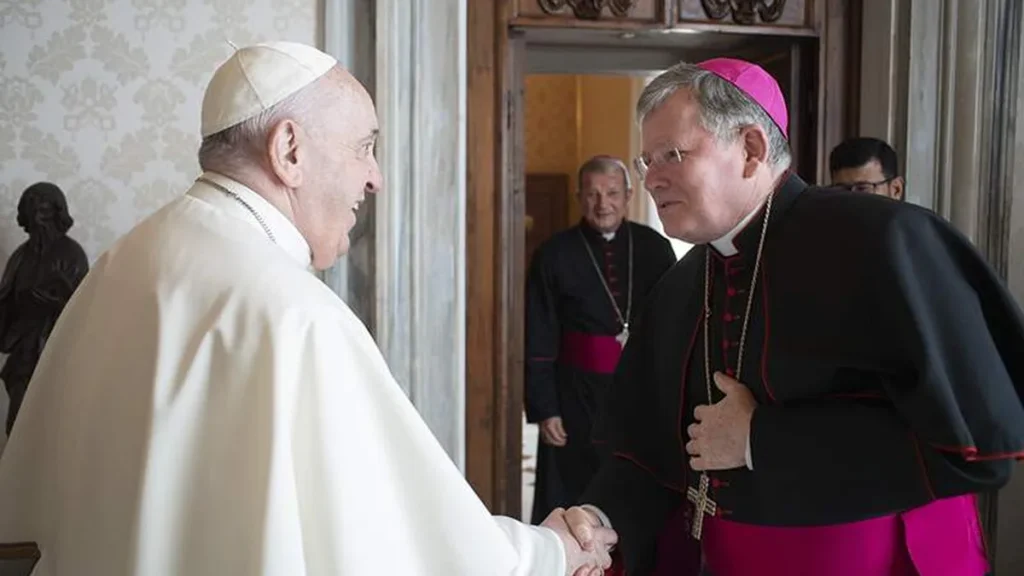Imagem papa francisco dom jaime spengler do artigo "Estou próximo e rezo por vocês”, diz Papa em ligação a Dom Jaime