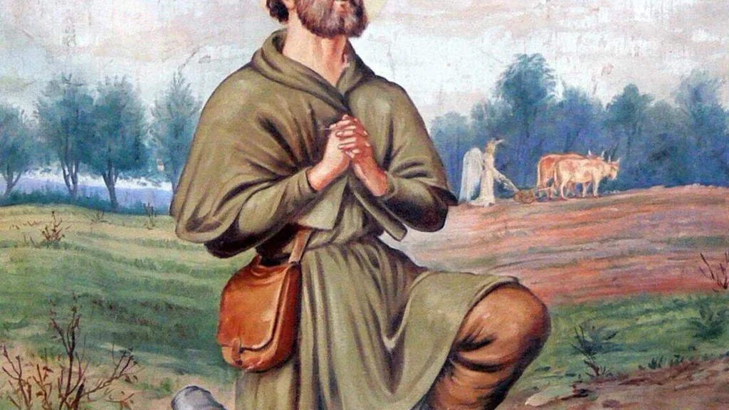 Imagem Santo Isidoro Lavrador do artigo Santo Isidoro Lavrador, padroeiro dos agricultores