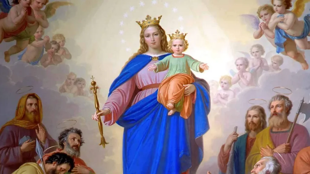 Imagem Nossa Senhora Auxiliadora do artigo Inicia hoje a novena de Nossa Senhora Auxiliadora