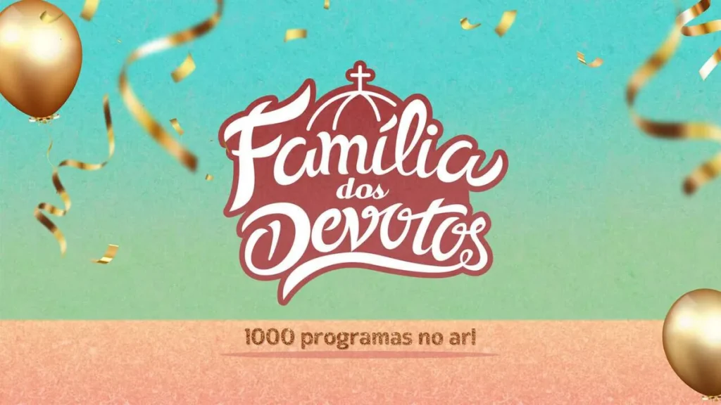 Imagem TELA 1000 PROGRAMAS FDV do artigo “Família dos Devotos” celebra marco importante: Mil programas no ar
