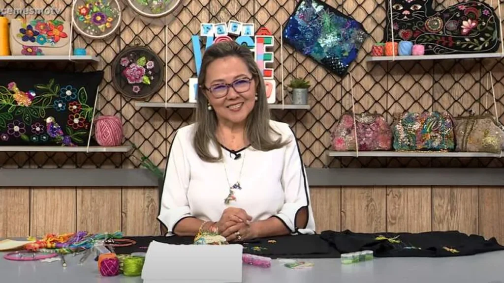 Imagem minicurso bordado em camisa com micangas do artigo Minicurso - Aula 3: Bordado das flores menores - Faça Você Mesmo