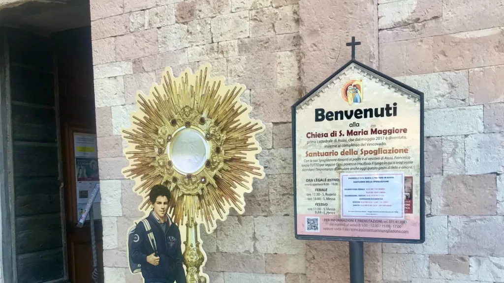Imagem Santuario do Despojamento do artigo Diocese de Assis está em festa pelo milagre atribuído a Carlo Acutis