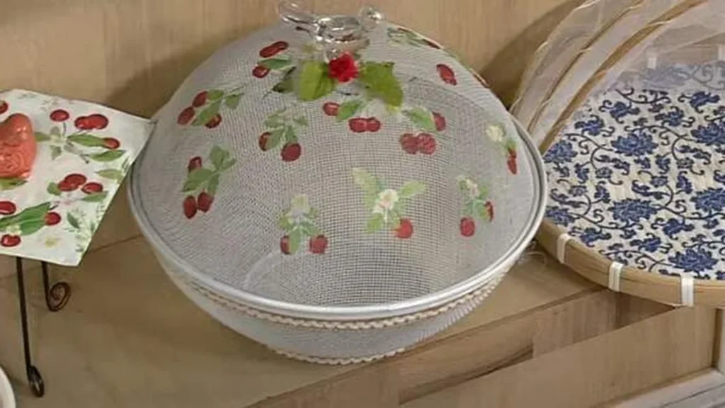 Imagem fruteira decorada faca voce mesmo do artigo Fruteira aramada decorada com decoupagem - Faça Você Mesmo