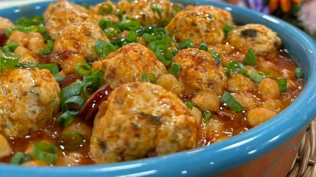 Imagem almondega de frango com grao de bico santa receita do artigo Almôndega de frango com grão de bico – Santa Receita