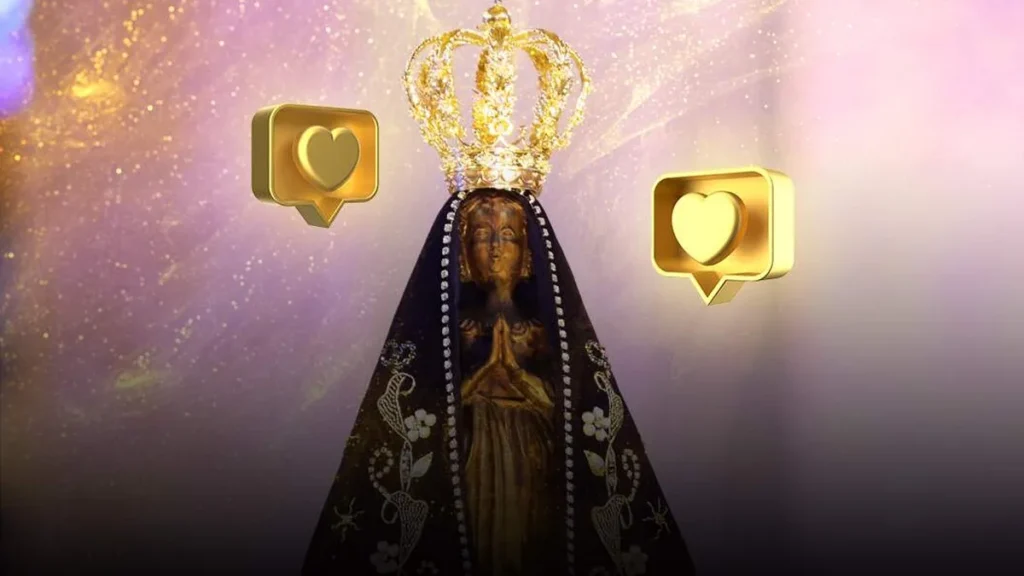 Imagem 800 mil instagram padroeira do artigo Instagram da Padroeira conecta 800 mil devotos à Casa da Mãe
