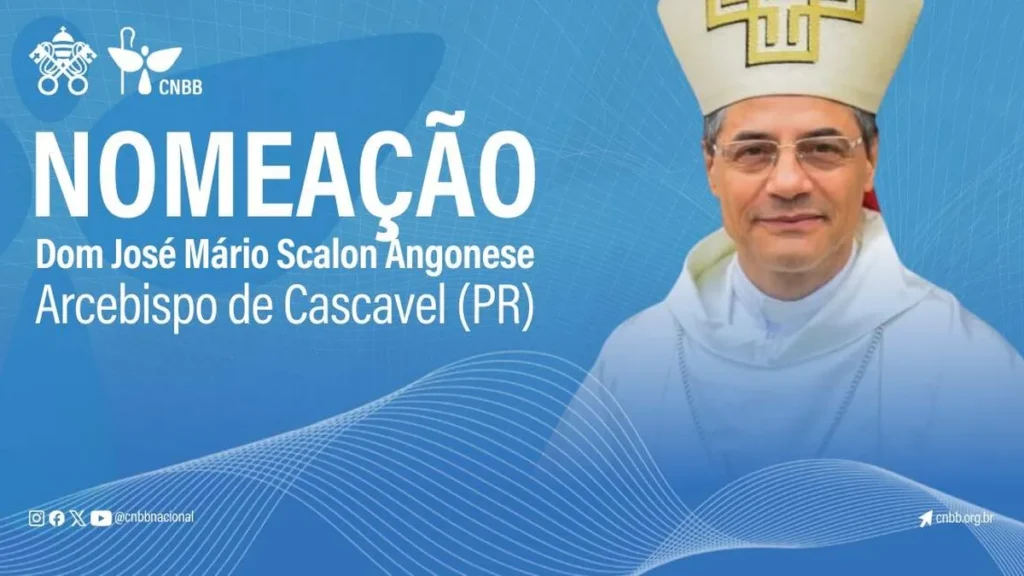 Imagem Dom Jose Mario nomeacao bispo de Cascavel Destaque do artigo Dom José Mário Scalon Angonese é novo arcebispo de Cascavel (PR)