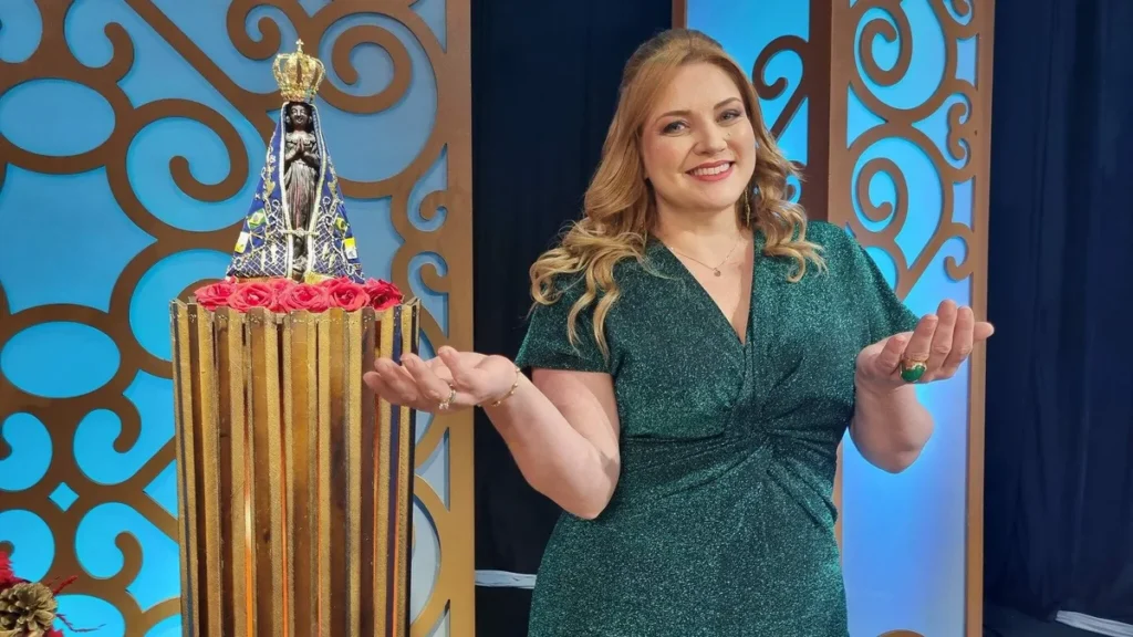 Imagem Mariangela Juana Tannus do artigo Tania Mara e a dupla Hugo e Tiago cantam no "Aparecida Sertaneja" desta segunda-feira