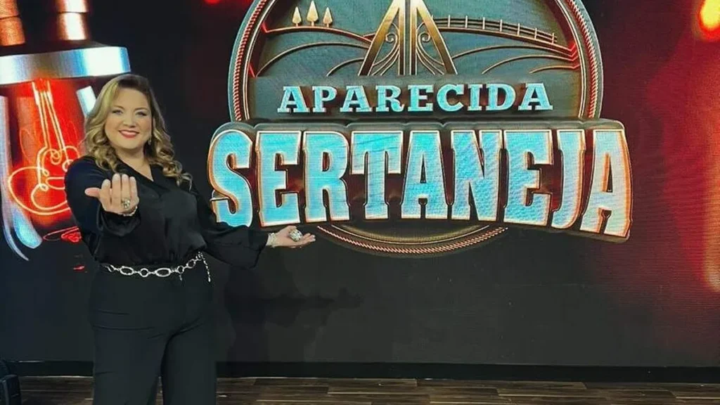 Imagem Mariangela Zan Producao TV Aparecida 1 do artigo "Aparecida Sertaneja" presta homenagem a Tião Procópio
