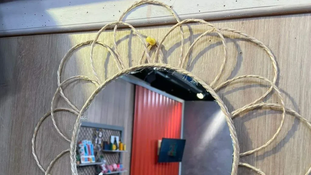 Imagem espelho de sisal faca voce mesmo do artigo Espelho de Sisal - Faça Você Mesmo
