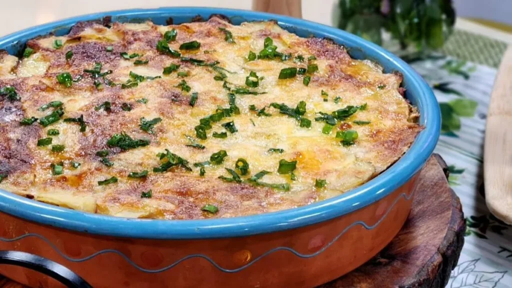 Imagem Gratinado de batata com calabresa do artigo Gratinado de batata com calabresa - Santa Receita