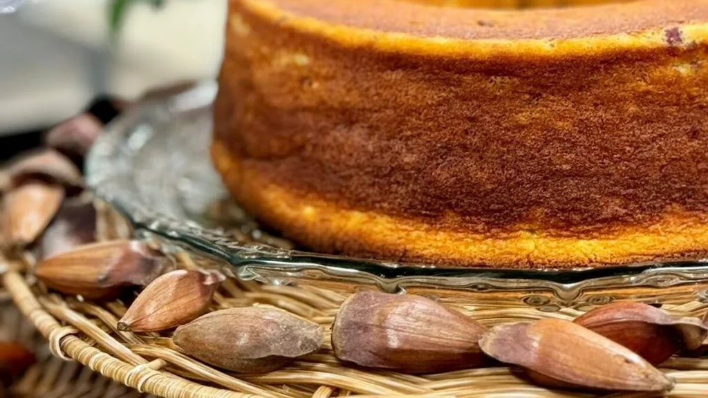 Imagem bolo de pinhao santa receita do artigo Bolo delicioso de Pinhão - Santa Receita