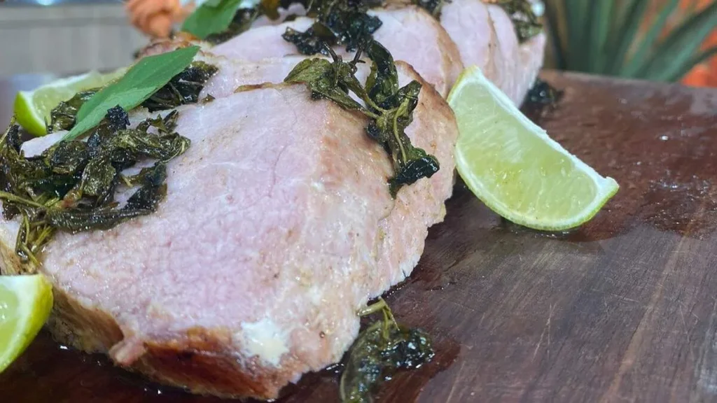 Picanha Suína com molho de ervas - Sabor de Vida
