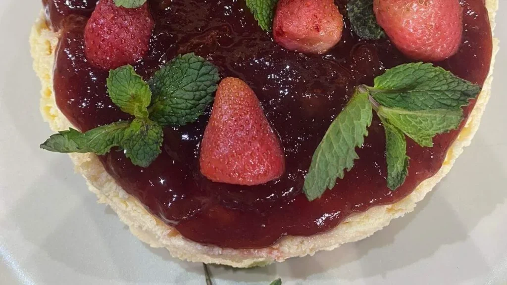 Cheesecake de Geleia de frutas vermelhas - Sabor de Vida