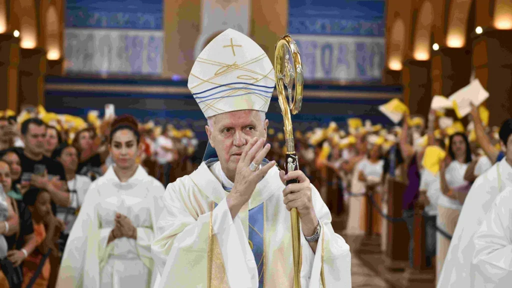 Imagem dom orlando missa de ano novo do artigo Bênção de ano novo do Arcebispo de Aparecida