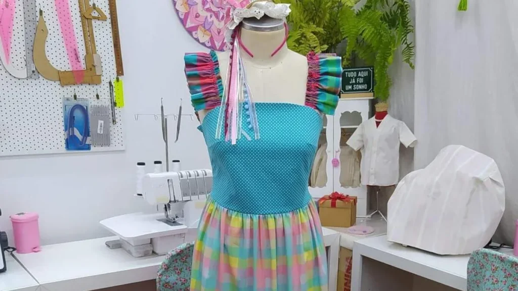 Imagem minicurso vestido junino faca voce mesmo do artigo Minicurso Vestido Junino - Aula 1: Moldes e cortes - Faça Você Mesmo