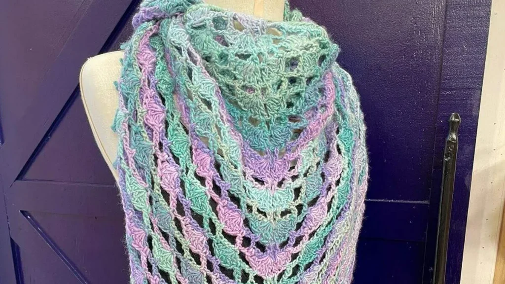 Imagem gola bandana em croche faca voce mesmo do artigo Gola bandana em crochê - Faça Você Mesmo