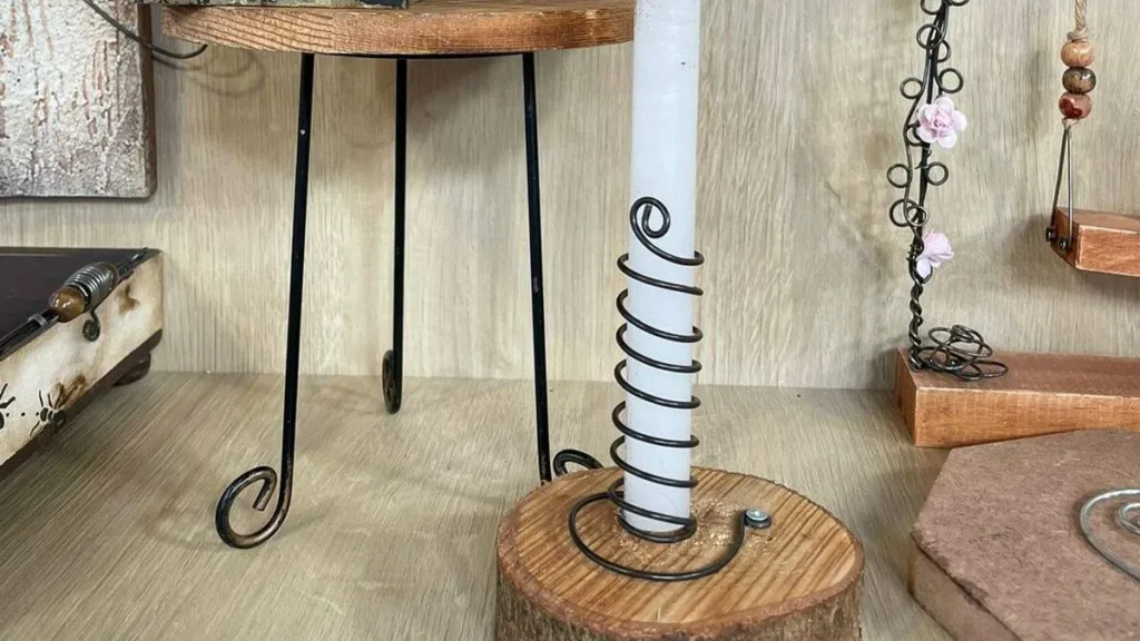 Imagem marca pagina de coracao e porta vela de arame faca voce mesmo do artigo Marca página de coração e porta-vela de arame - Faça Você Mesmo