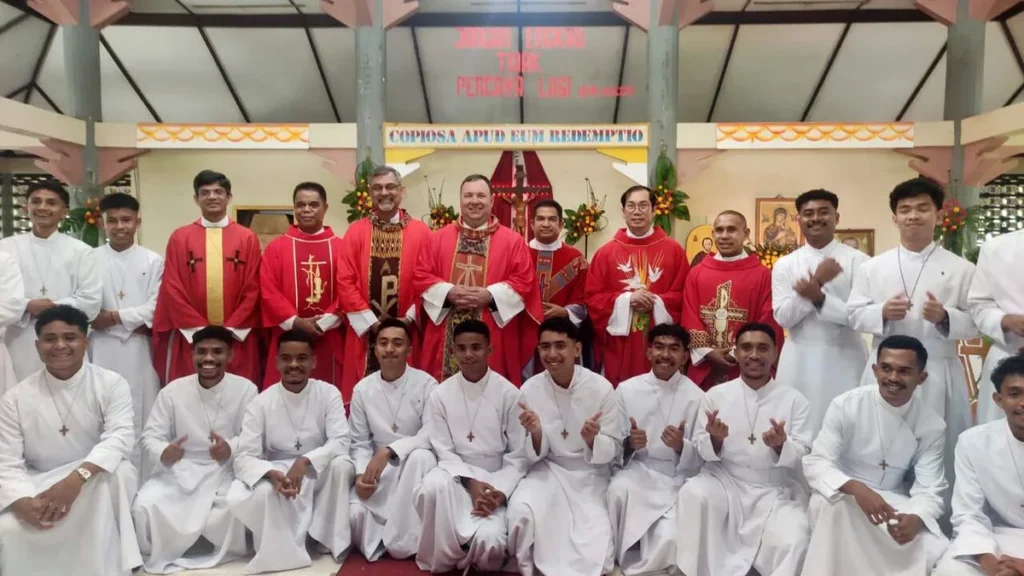 Imagem Profissao religiosa na Indonesia do artigo Província Redentorista da Indonésia promove primeiras profissões em Sumba