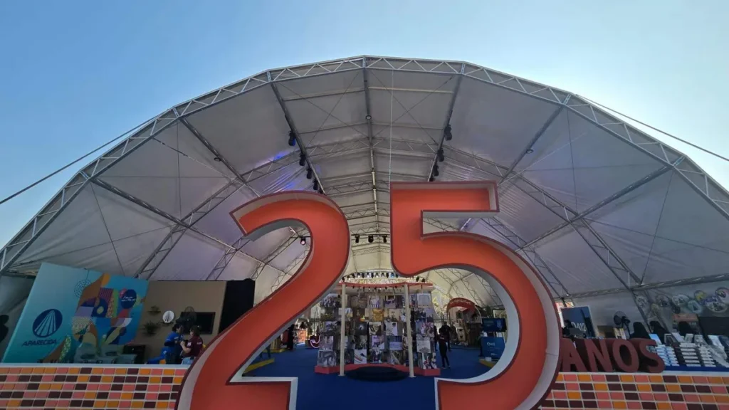 Imagem FD Tenda Romaria 24 03 do artigo Rádio Aparecida celebra 25º aniversário da Família dos Devotos