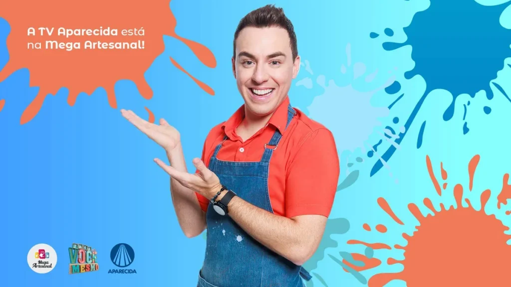 Imagem Tela FVM Mega Artesanal do artigo TV Aparecida transmite o "Faça Você Mesmo" direto da Mega Artesanal