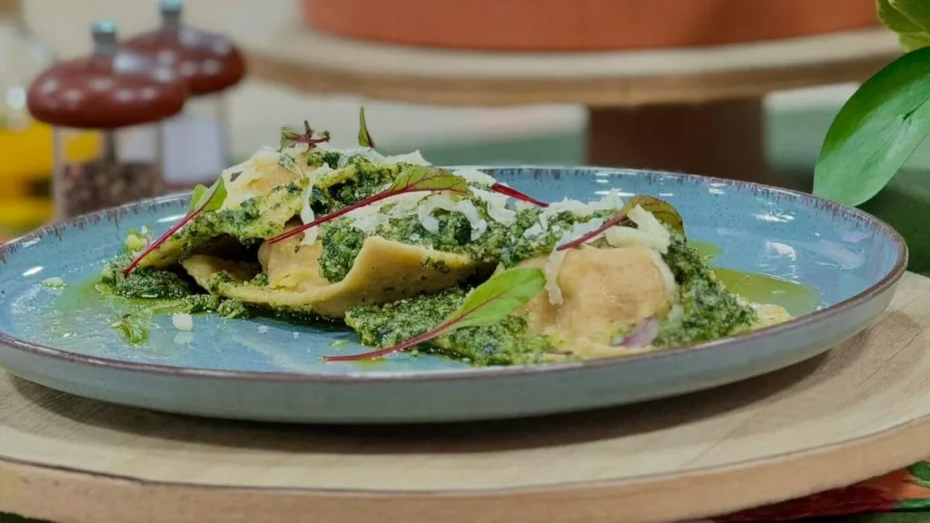 Imagem ravioli de aveia com pesto de couve santa receita do artigo Ravioli de Aveia com Pesto de Couve - Santa Receita