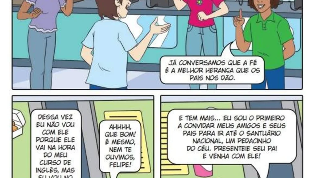 Imagem Tirinha JM ago24 do artigo Família e fé: importante herança de valor