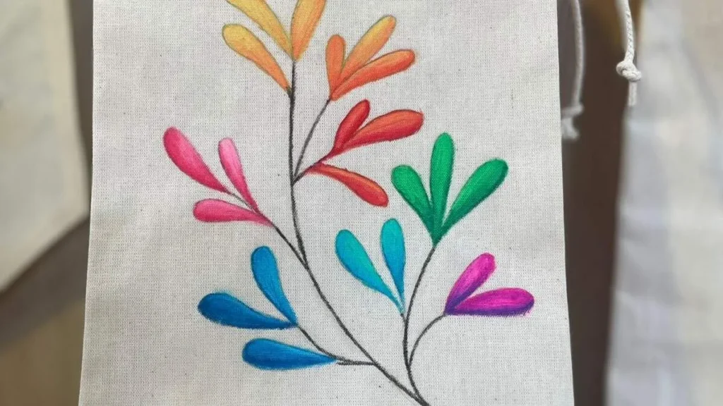 Imagem Estampa em tecido com lapis de cor do artigo Lápis de Cor no Tecido - Faça Você Mesmo