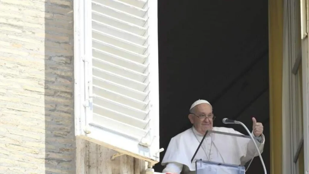 Imagem papa francisco angelus 2024 do artigo Papa pede que corações e mentes estejam abertos para Deus