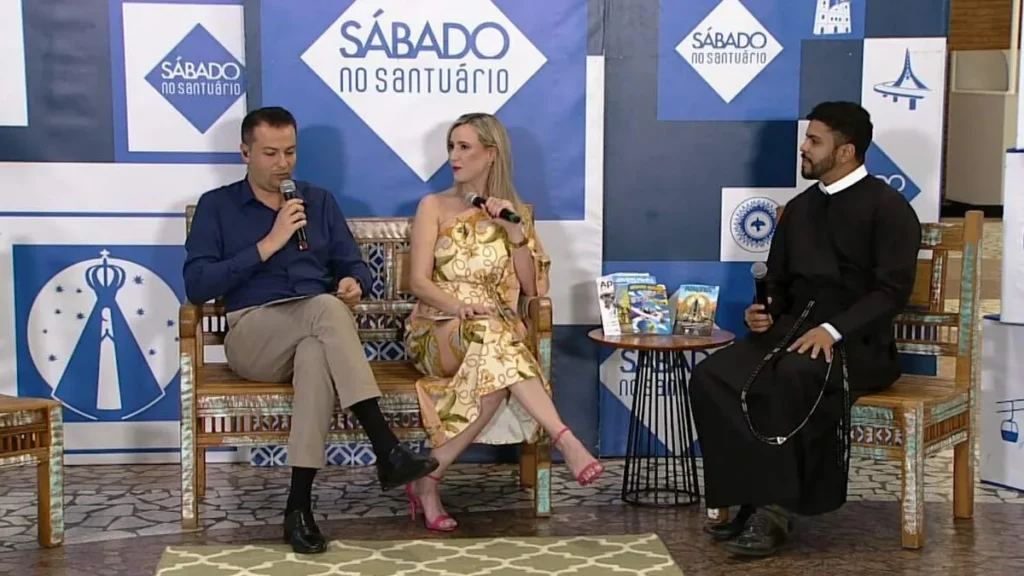 Imagem sabado no santuario 2 do artigo Padre Robson do secretariado vocacional fala sobre o chamado de Deus