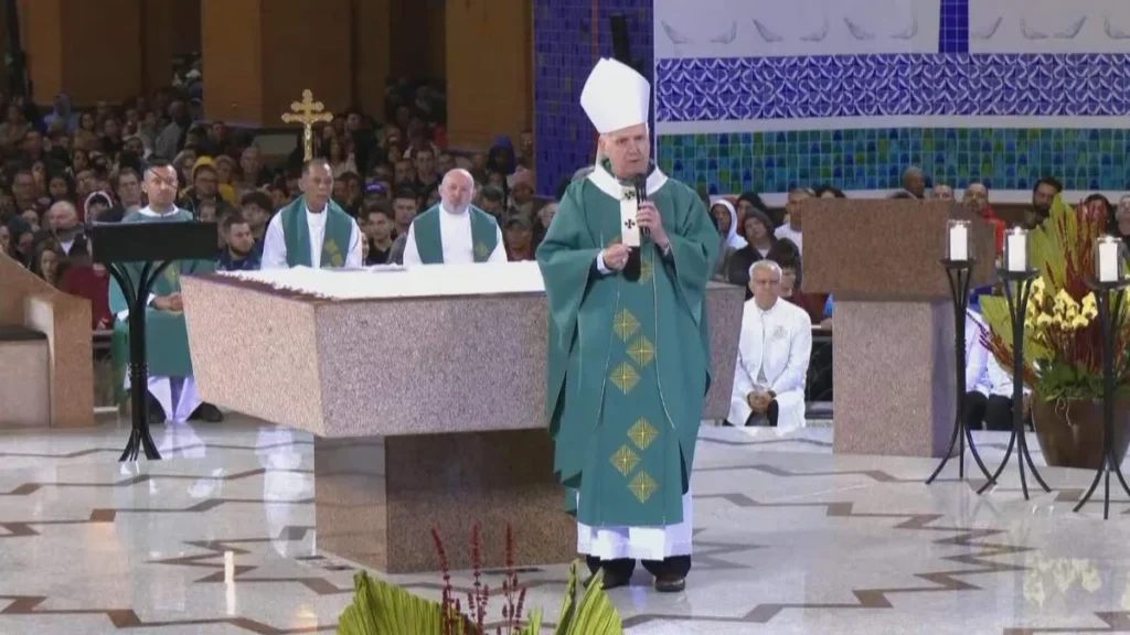 Imagem dom orlando missa dia dos pais 2024 do artigo “O Pai nos atrai a Jesus”, diz Dom Orlando Brandes