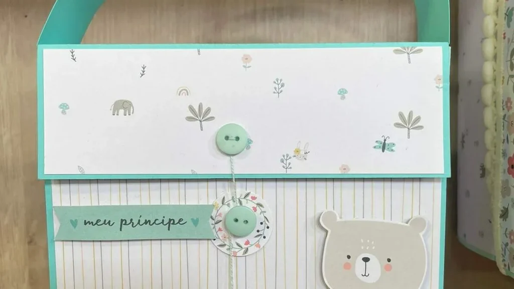 Imagem mini fichario bebe em scrapbook faca voce mesmo do artigo Mini fichário bebê em scrapbook - Faça Você Mesmo
